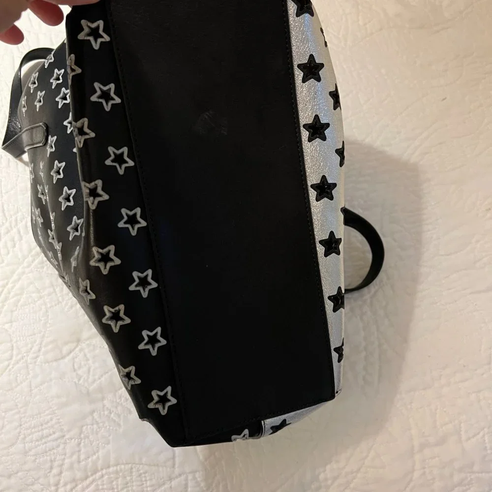 ** JIMMY CHOO Pimlico Star Punching Shoulder Open Tote Bag ** - Picture 6 of 16